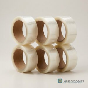 Packing Tape — Clear, 6 Roll Pack